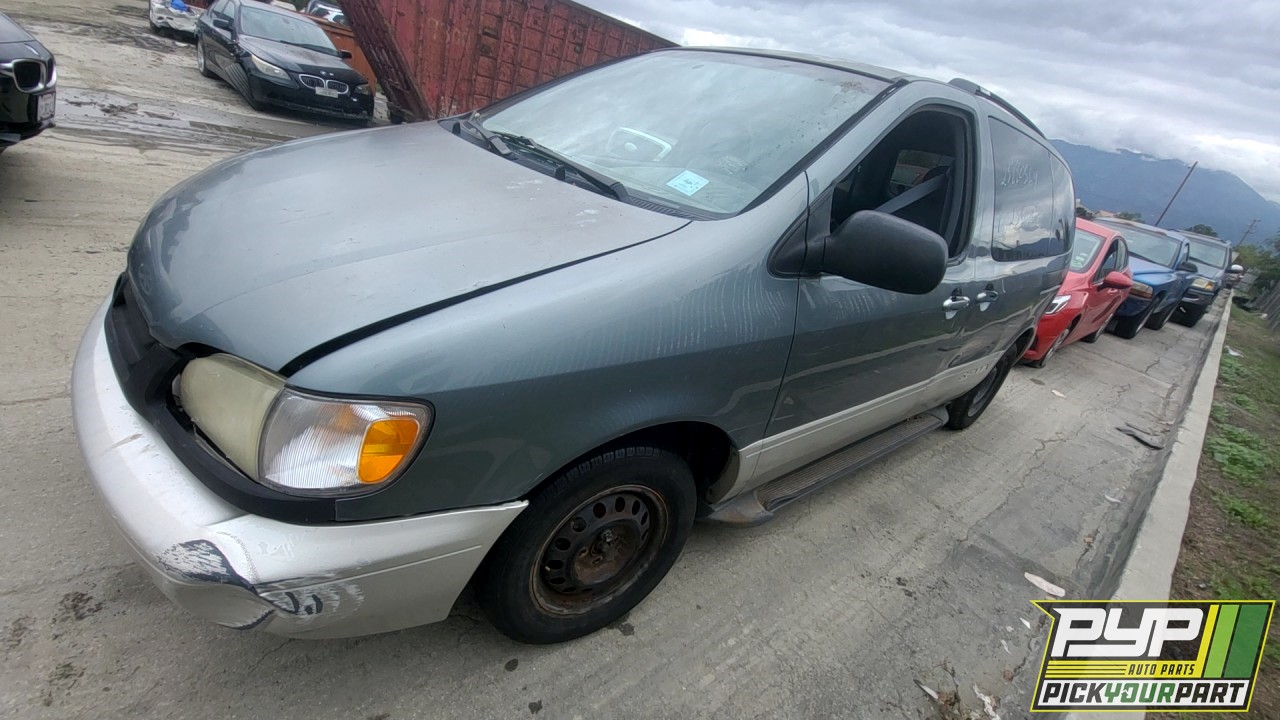 2000 TOYOTA SIENNA partes disponibles