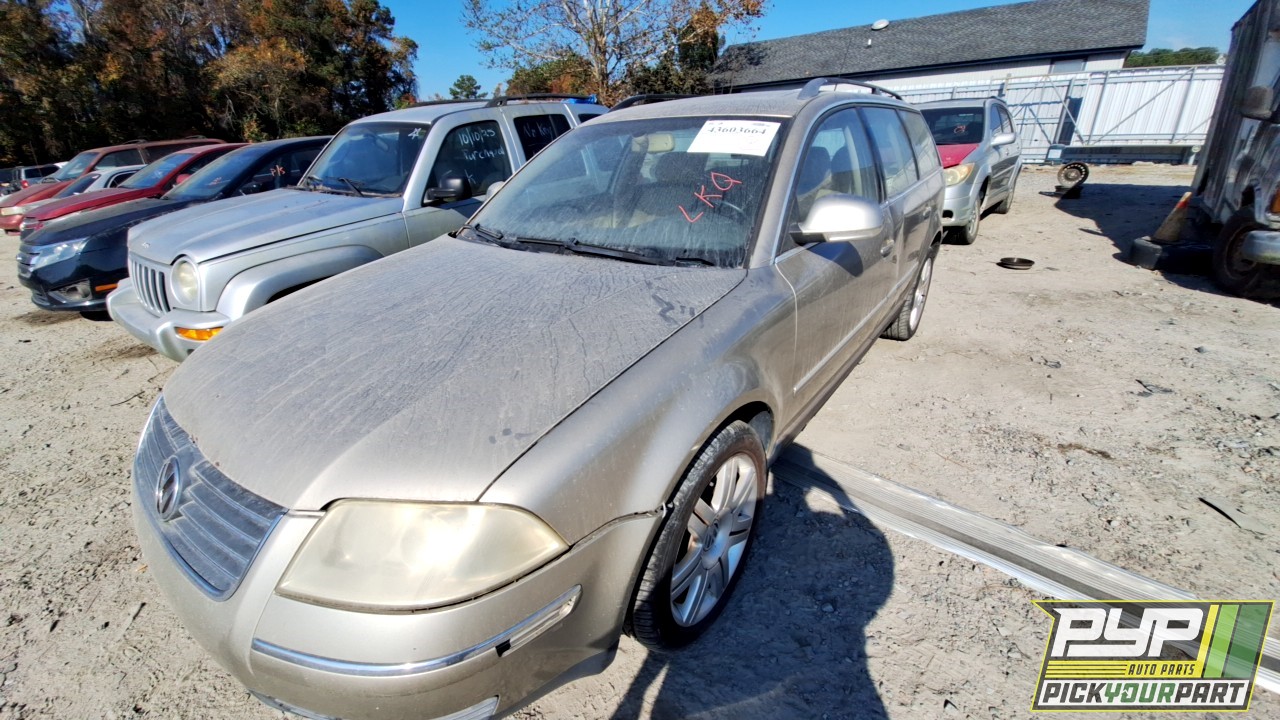 2005 VOLKSWAGEN PASSAT partes disponibles