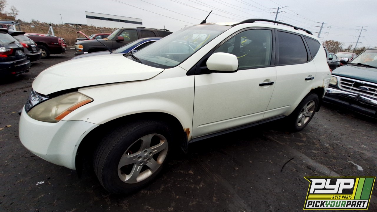 2004 NISSAN MURANO partes disponibles