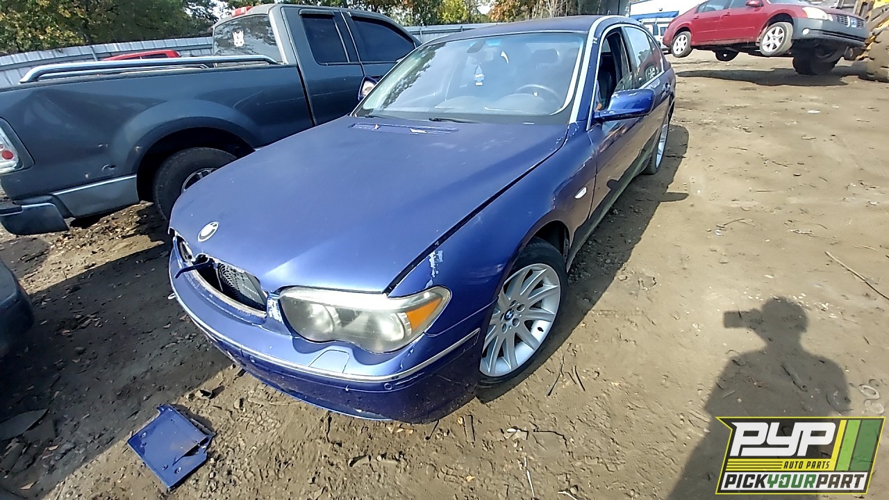 2003 BMW 760LI partes disponibles