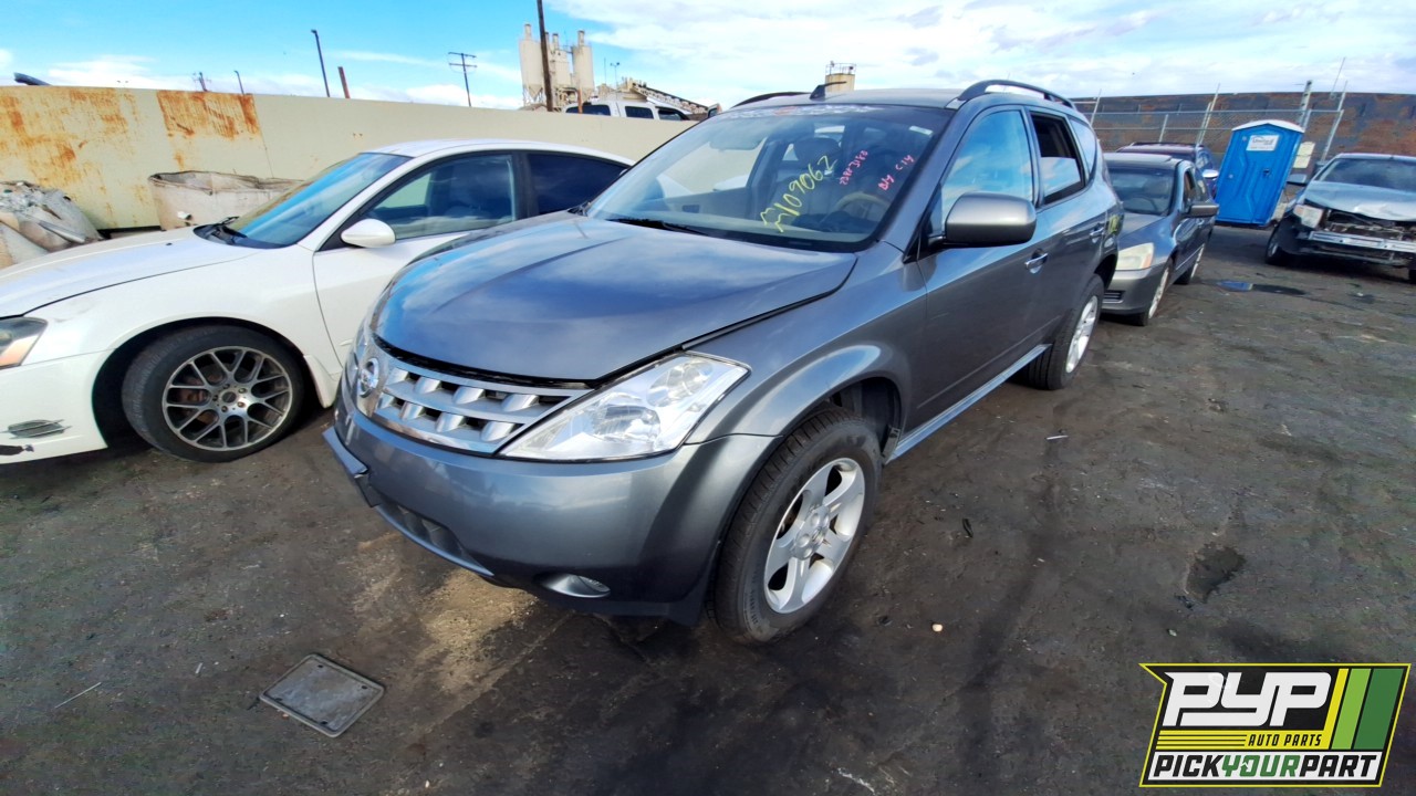 2005 NISSAN MURANO partes disponibles