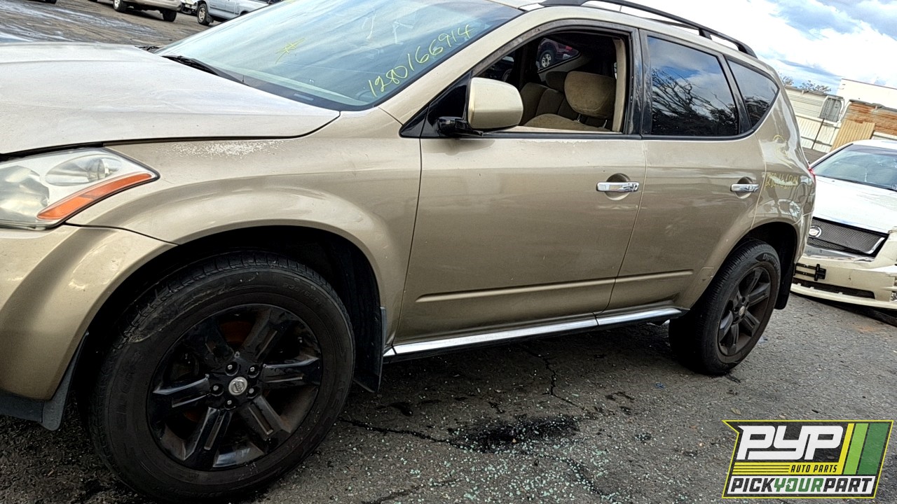 2006 NISSAN MURANO partes disponibles