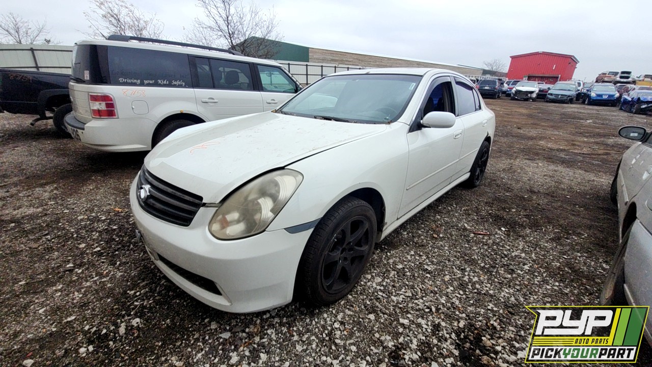 2006 INFINITI G35 available for parts