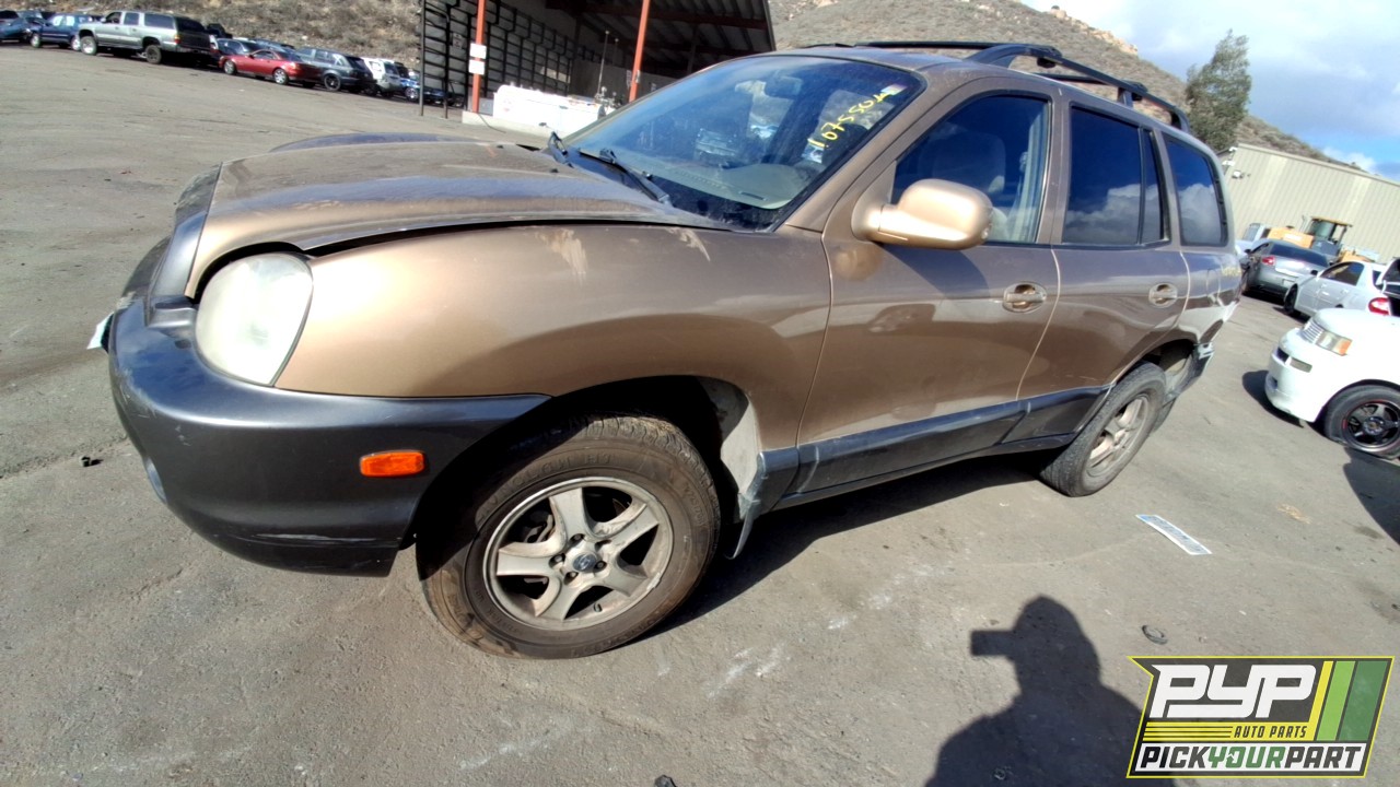 2002 HYUNDAI SANTA FE partes disponibles