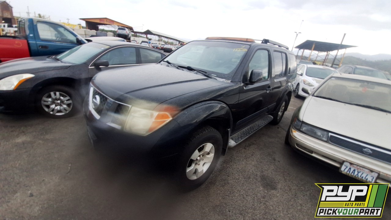 2005 NISSAN PATHFINDER partes disponibles