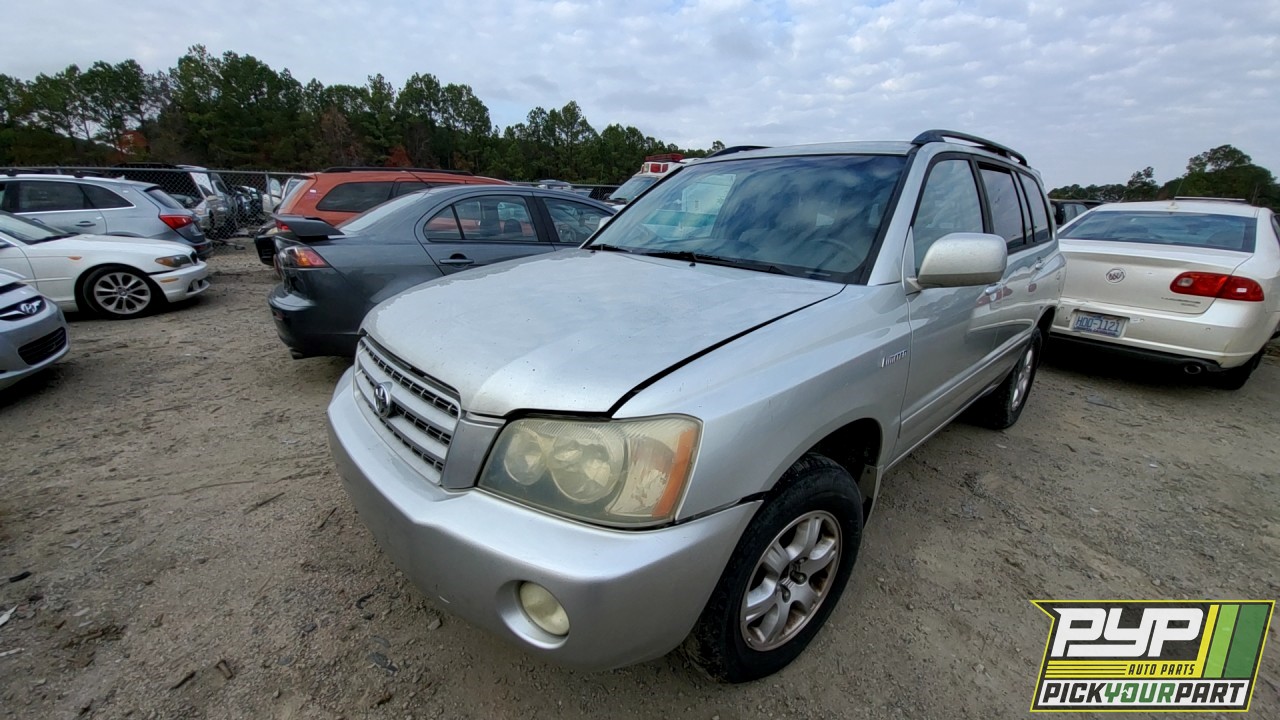 2003 TOYOTA HIGHLANDER available for parts
