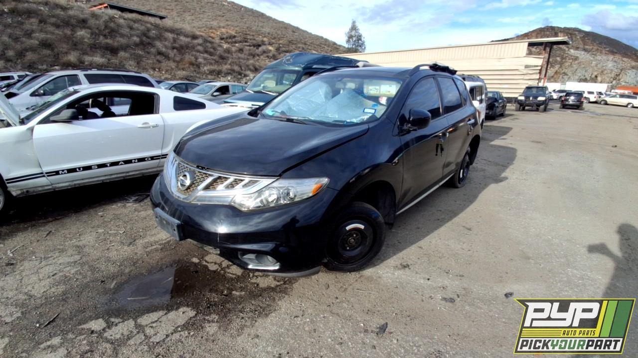 2012 NISSAN MURANO partes disponibles