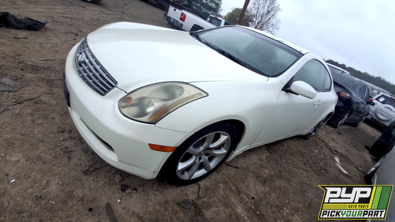 2005 INFINITI G35 partes disponibles