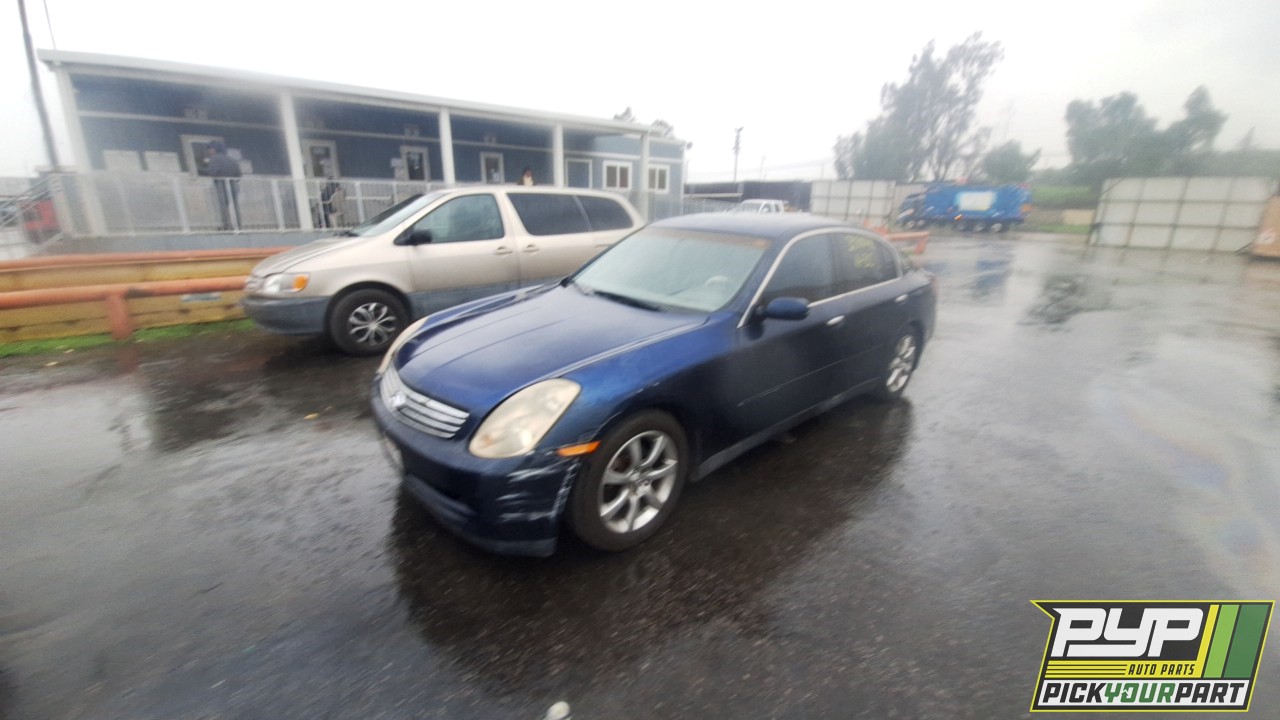 2004 INFINITI G35 available for parts