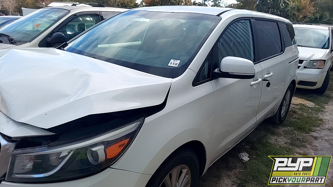2017 KIA SEDONA available for parts