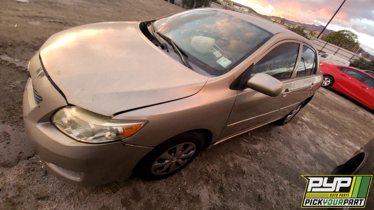 2009 TOYOTA COROLLA partes disponibles