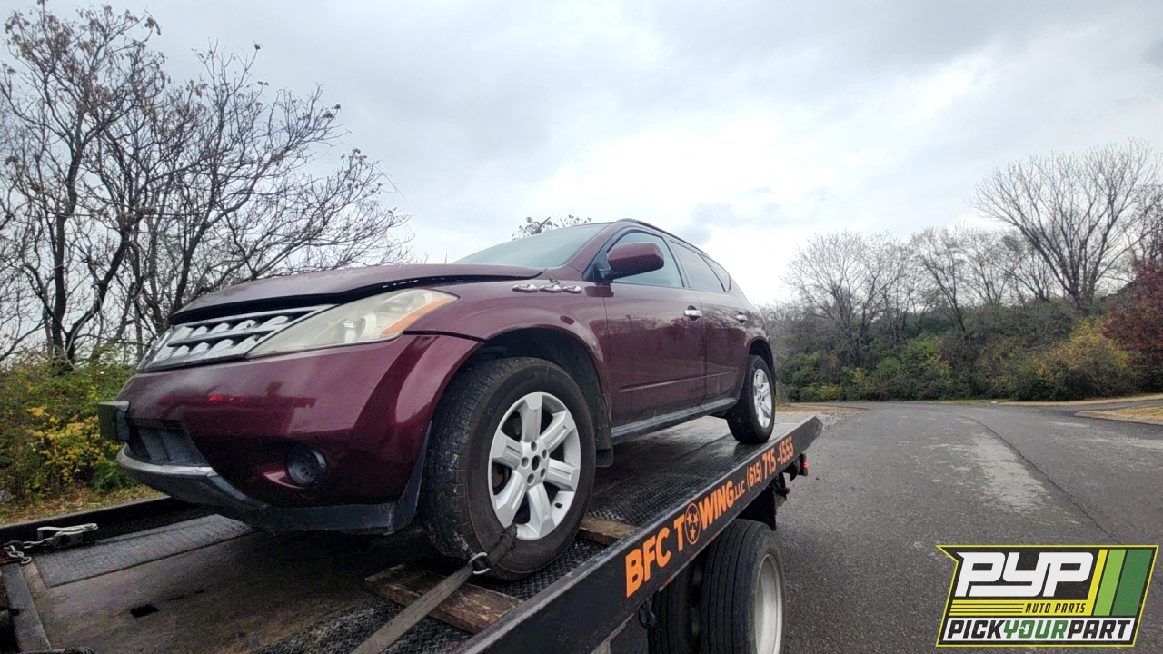 2006 NISSAN MURANO partes disponibles