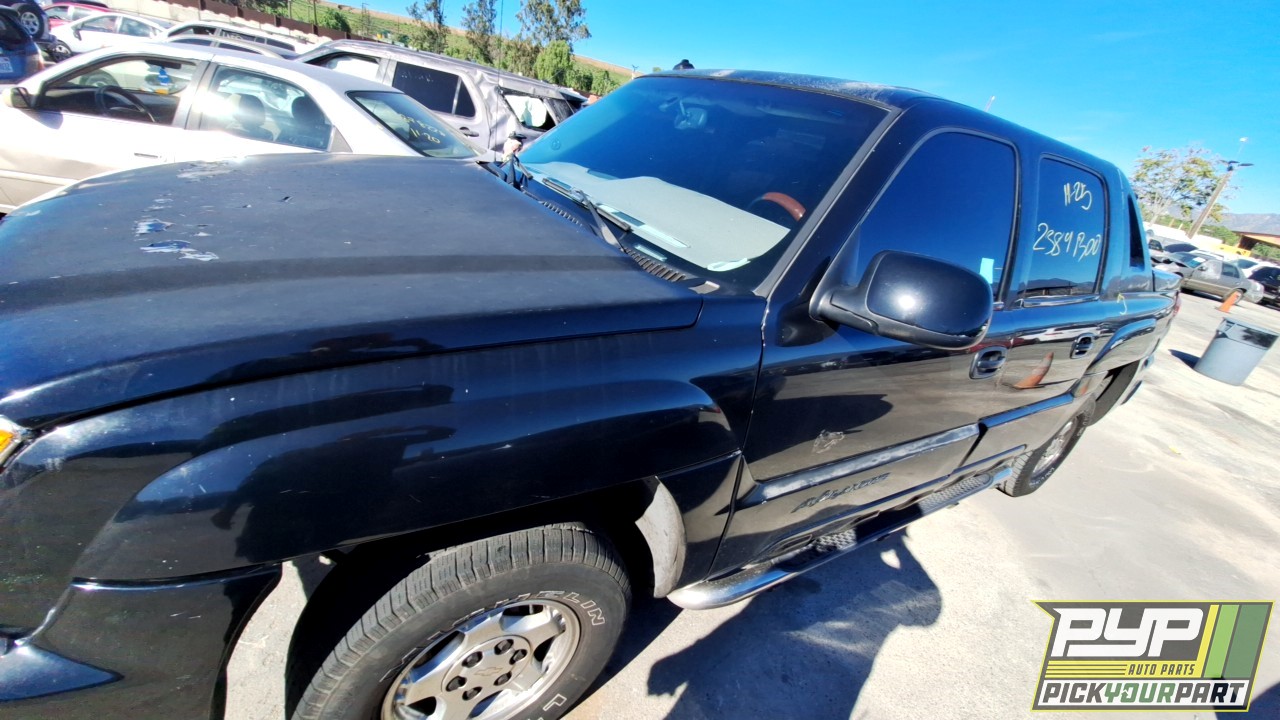 2003 CHEVROLET AVALANCHE 1500 partes disponibles