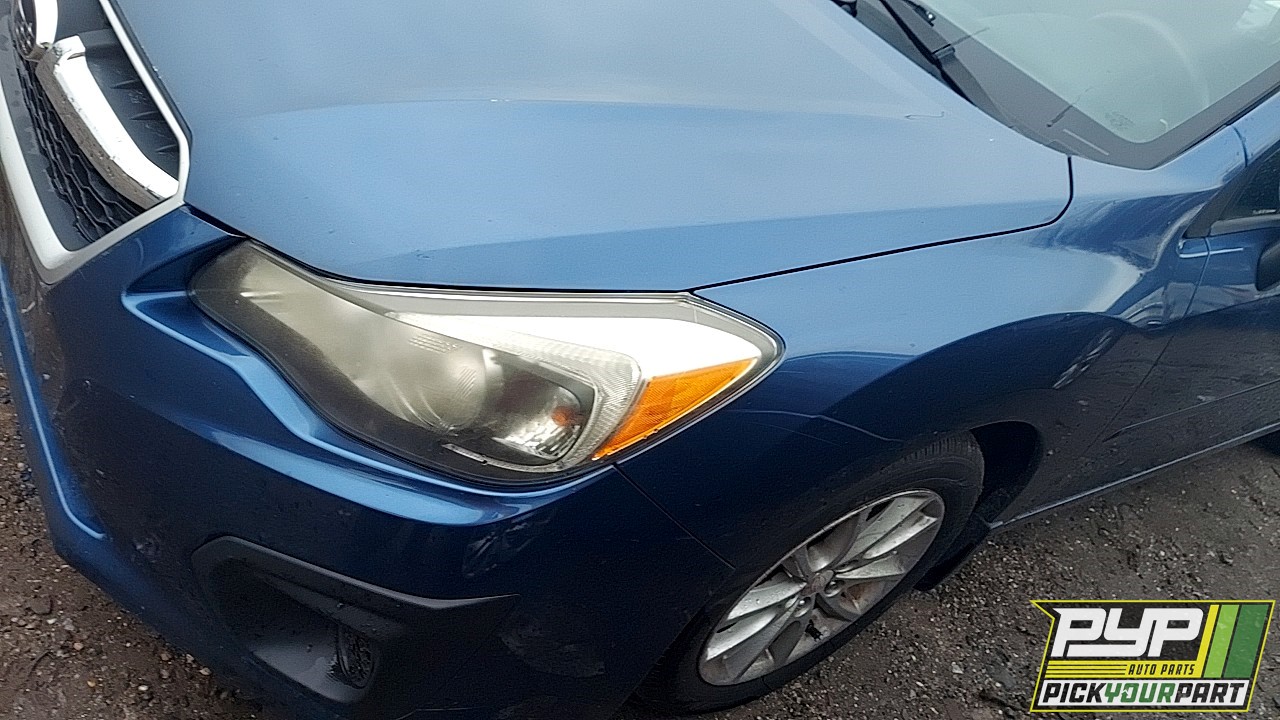 2013 SUBARU IMPREZA partes disponibles