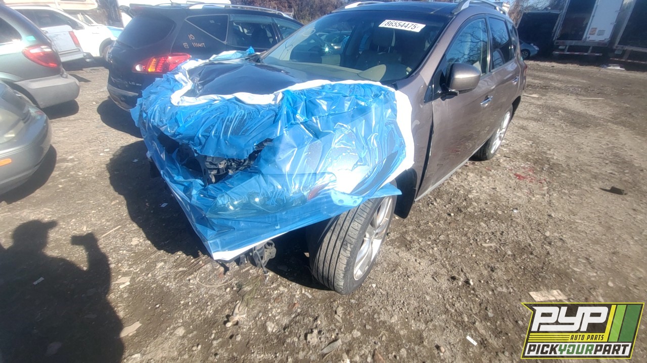 2009 NISSAN MURANO partes disponibles