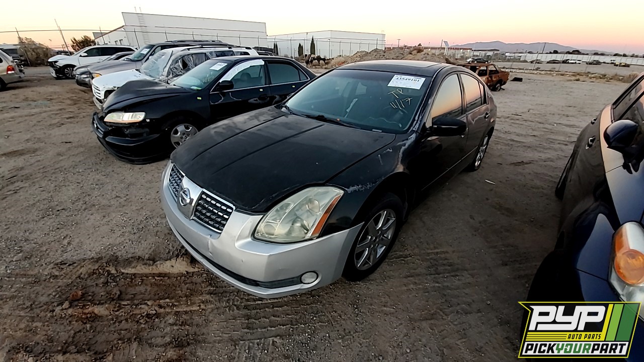 2004 NISSAN MAXIMA partes disponibles