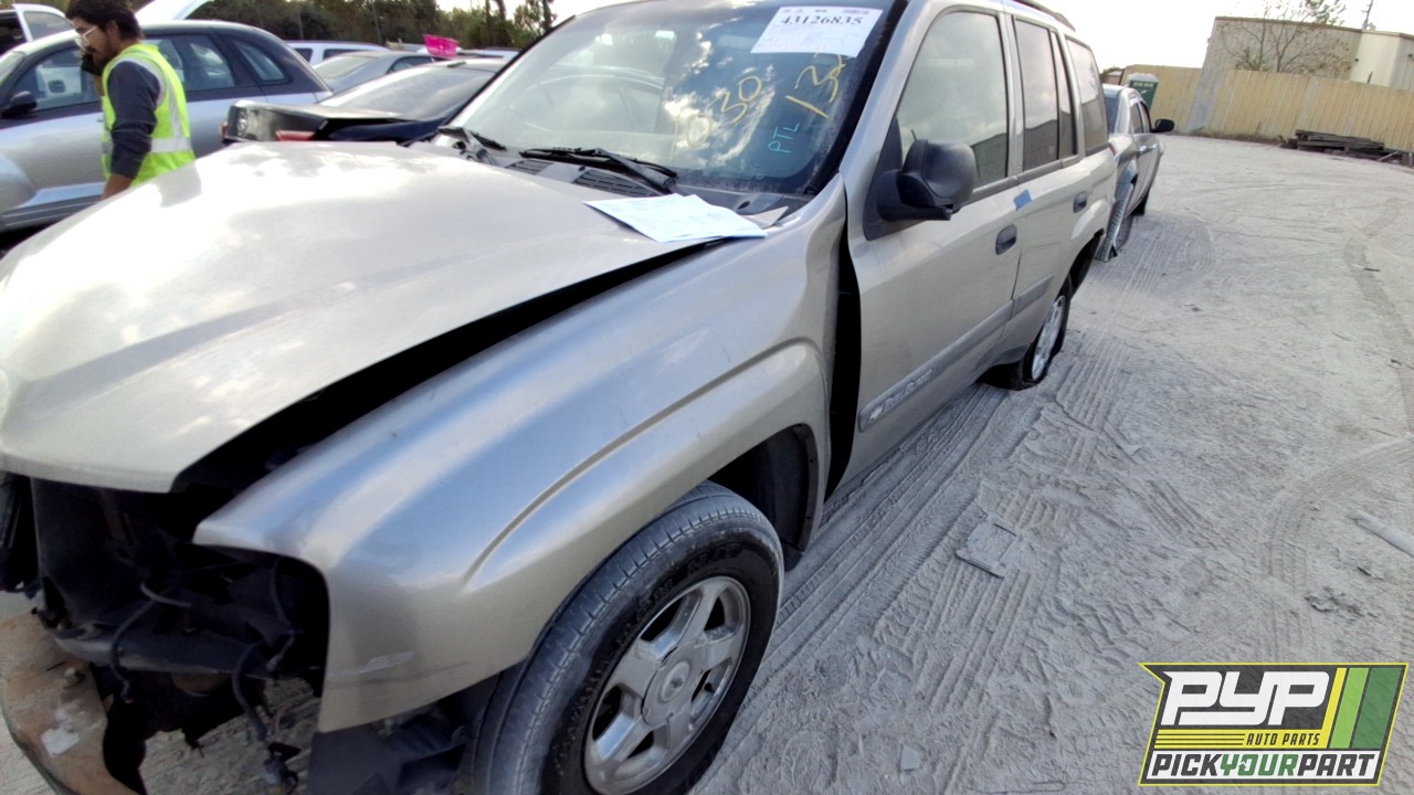 2003 CHEVROLET TRAILBLAZER partes disponibles