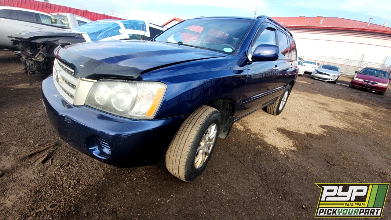 2003 TOYOTA HIGHLANDER available for parts