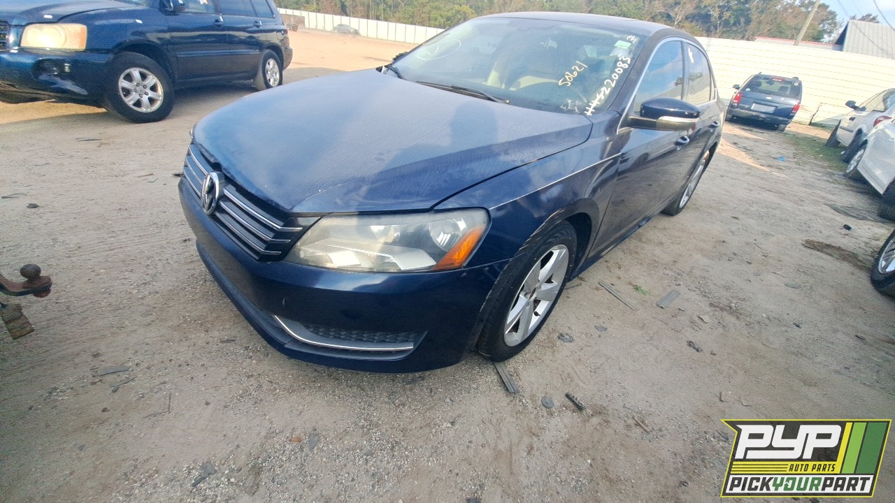 2012 VOLKSWAGEN PASSAT available for parts