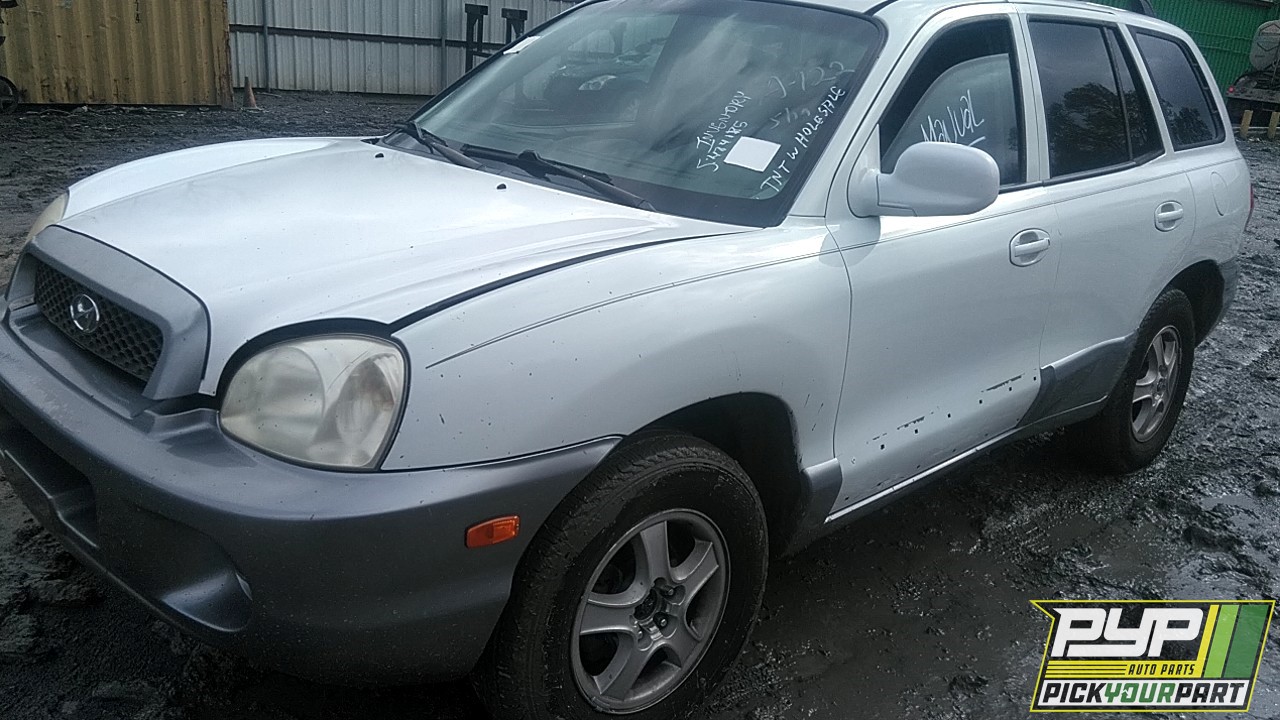 2004 HYUNDAI SANTA FE partes disponibles
