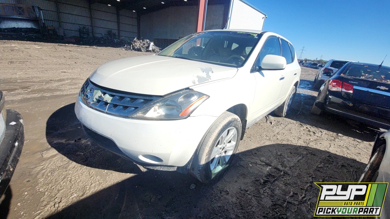 2006 NISSAN MURANO partes disponibles