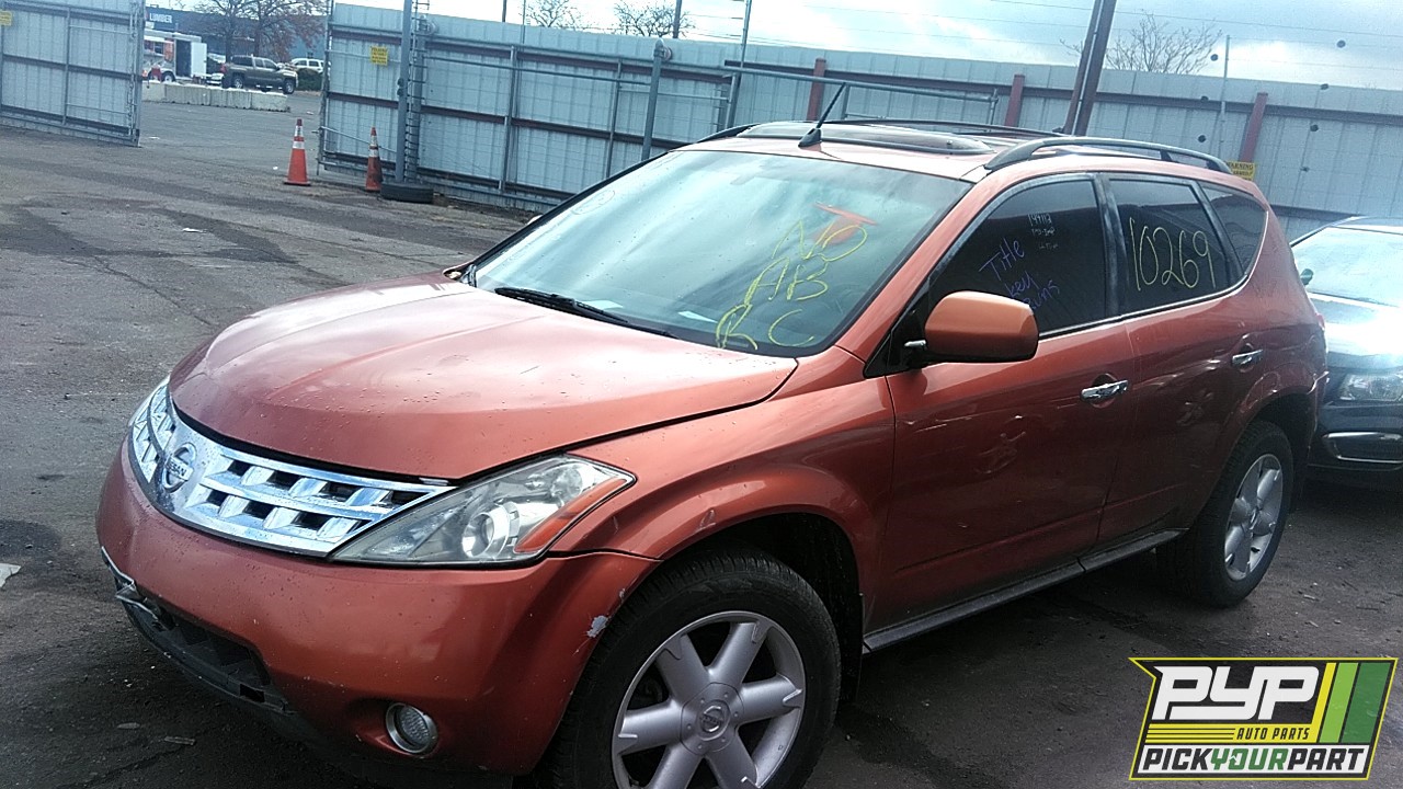2005 NISSAN MURANO partes disponibles