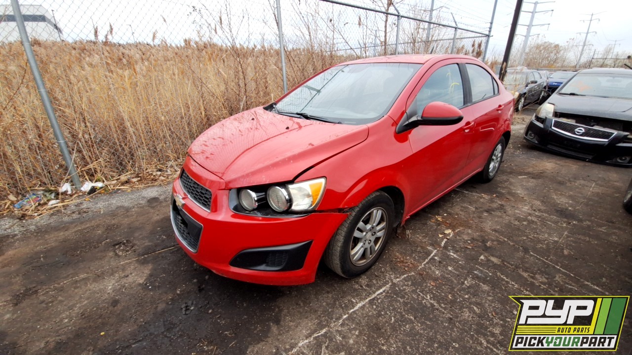 2012 CHEVROLET SONIC available for parts