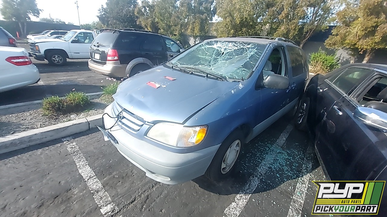 2001 TOYOTA SIENNA available for parts
