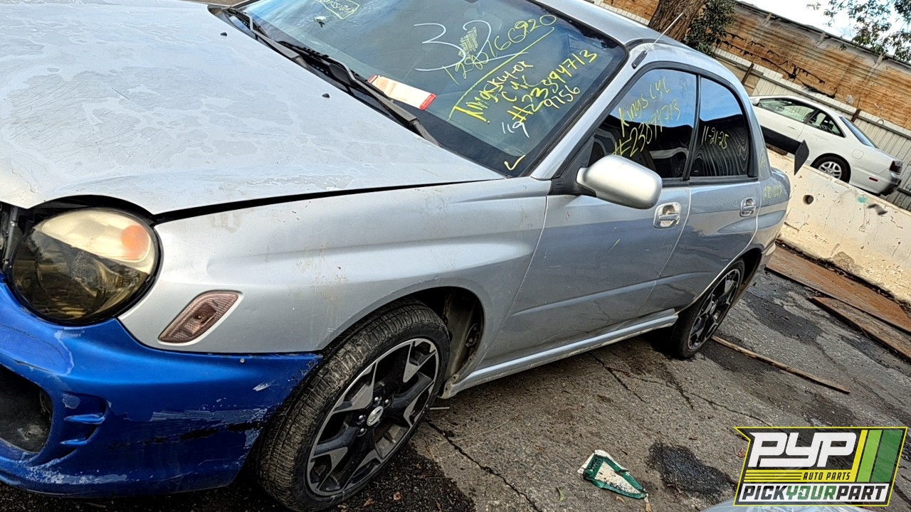 2003 SUBARU IMPREZA partes disponibles
