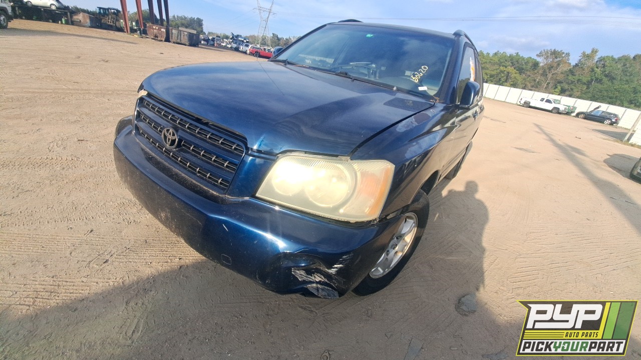 2003 TOYOTA HIGHLANDER available for parts
