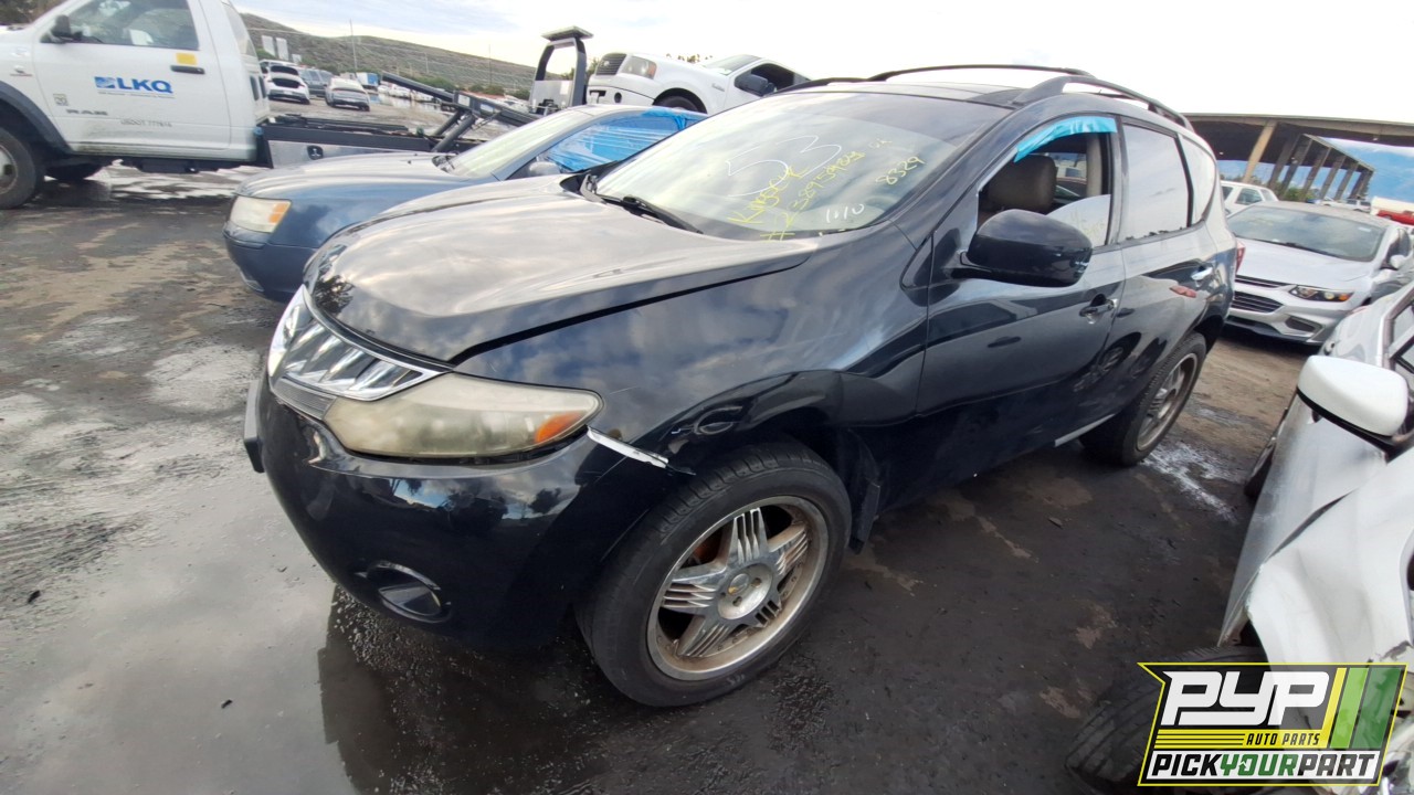 2009 NISSAN MURANO partes disponibles