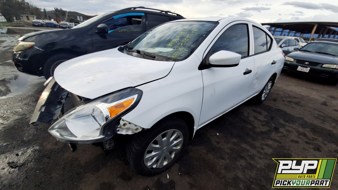 2016 NISSAN VERSA partes disponibles