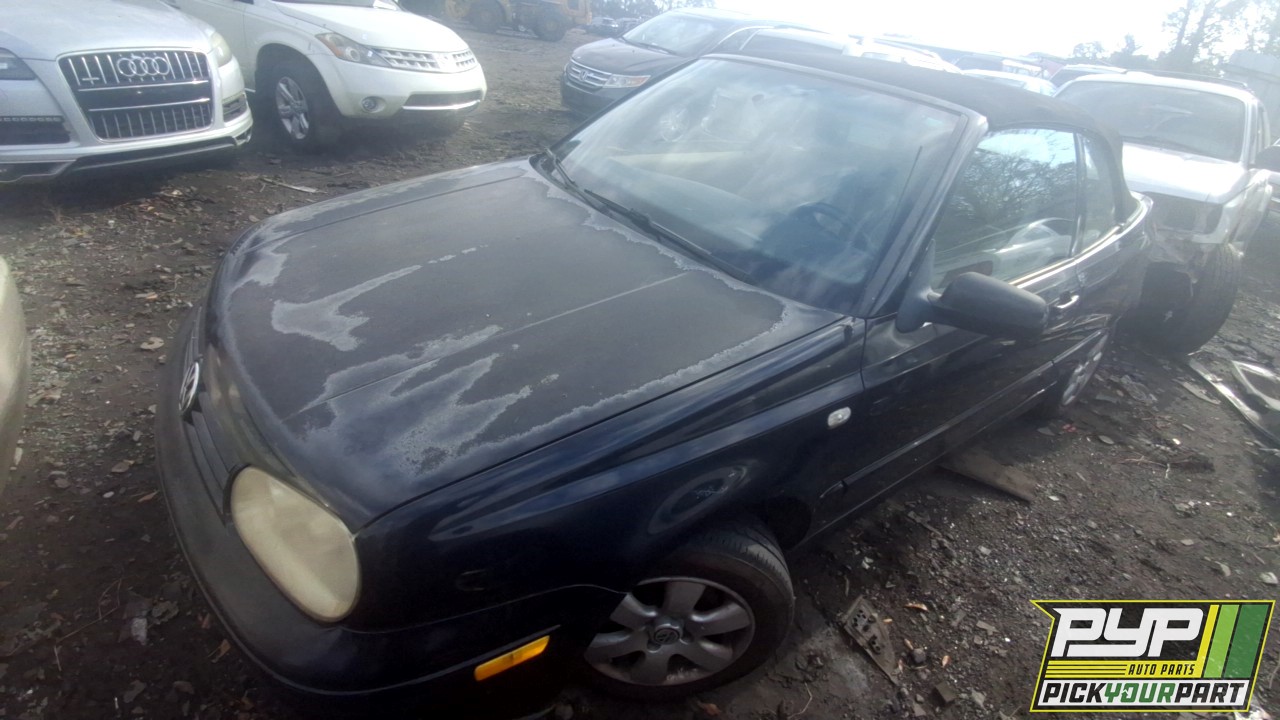 2002 VOLKSWAGEN CABRIO partes disponibles