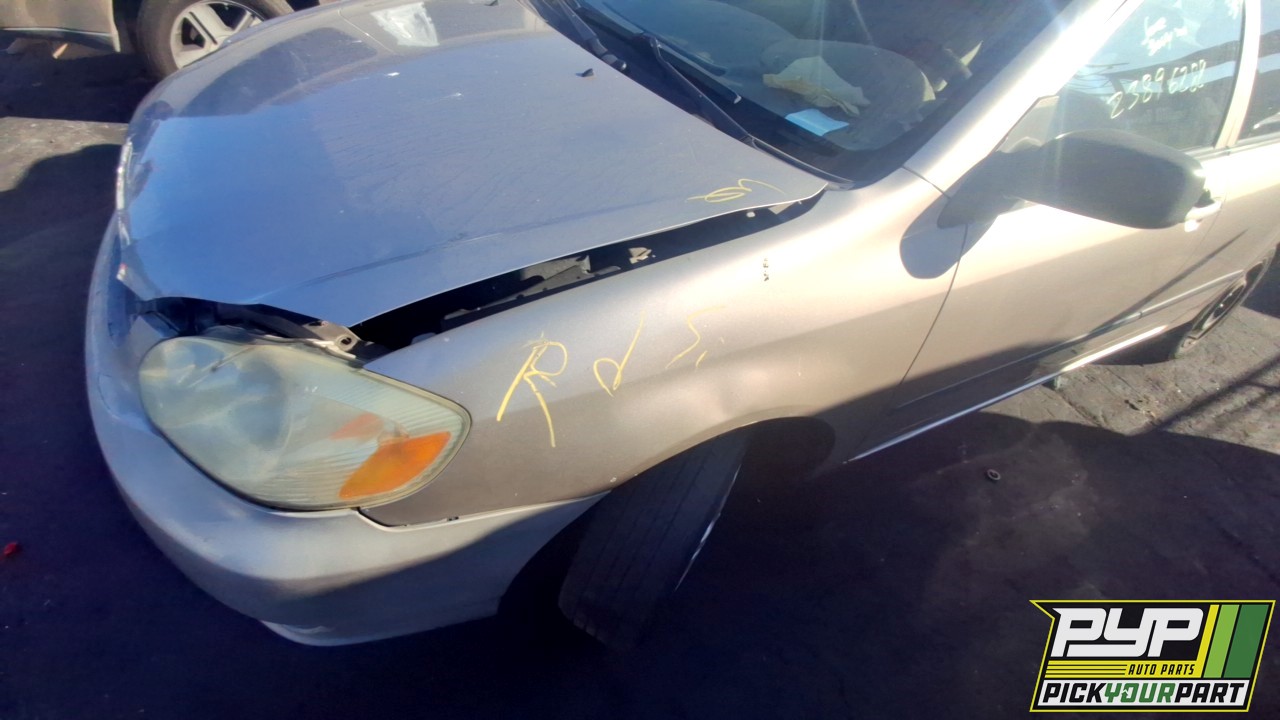 2003 TOYOTA COROLLA available for parts