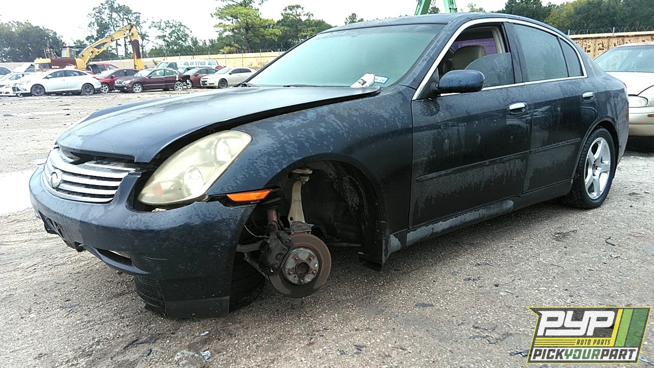 2004 INFINITI G35 partes disponibles