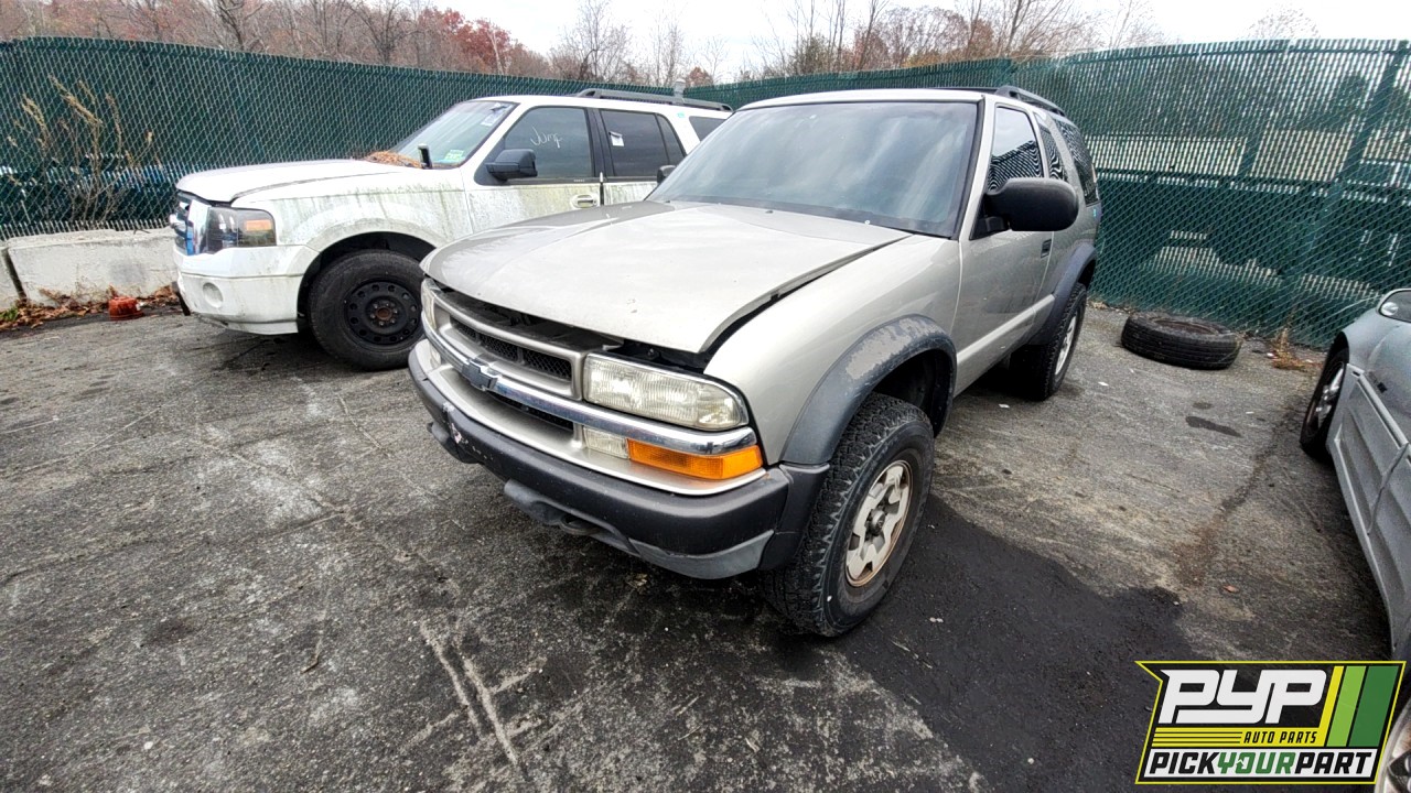 2002 CHEVROLET BLAZER partes disponibles