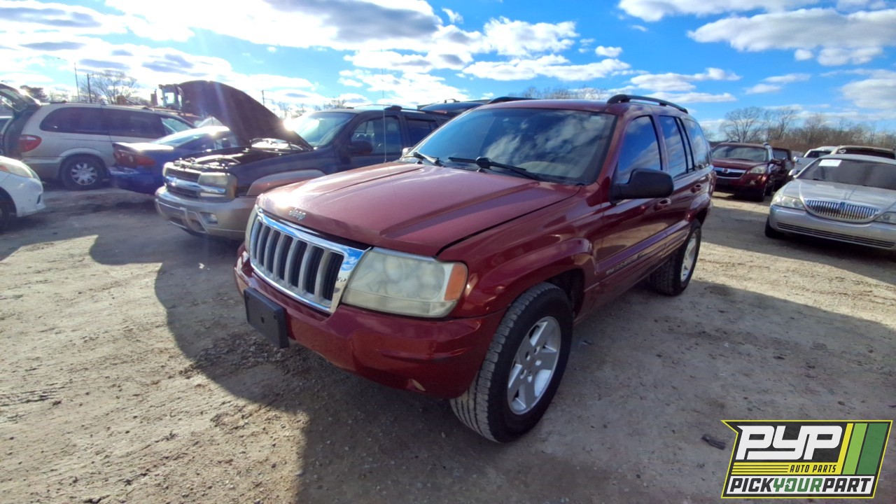 2004 JEEP GRAND CHEROKEE partes disponibles