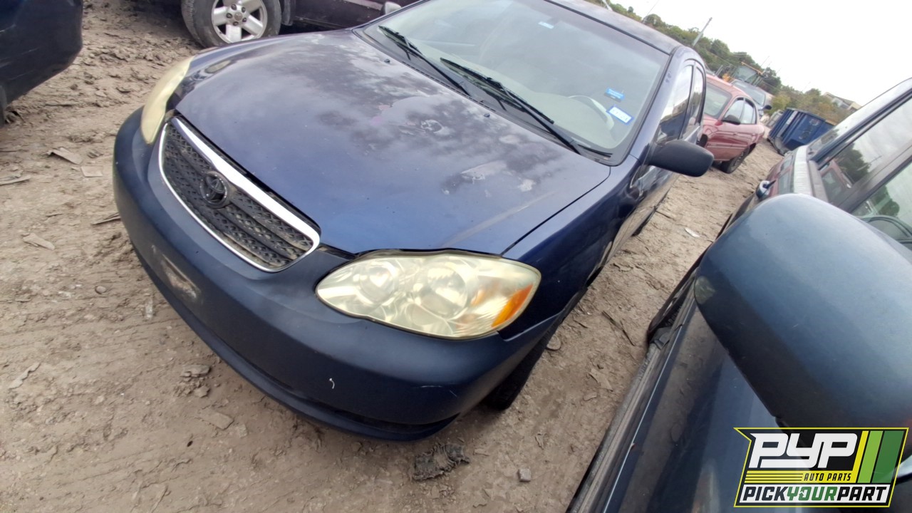 2007 TOYOTA COROLLA partes disponibles