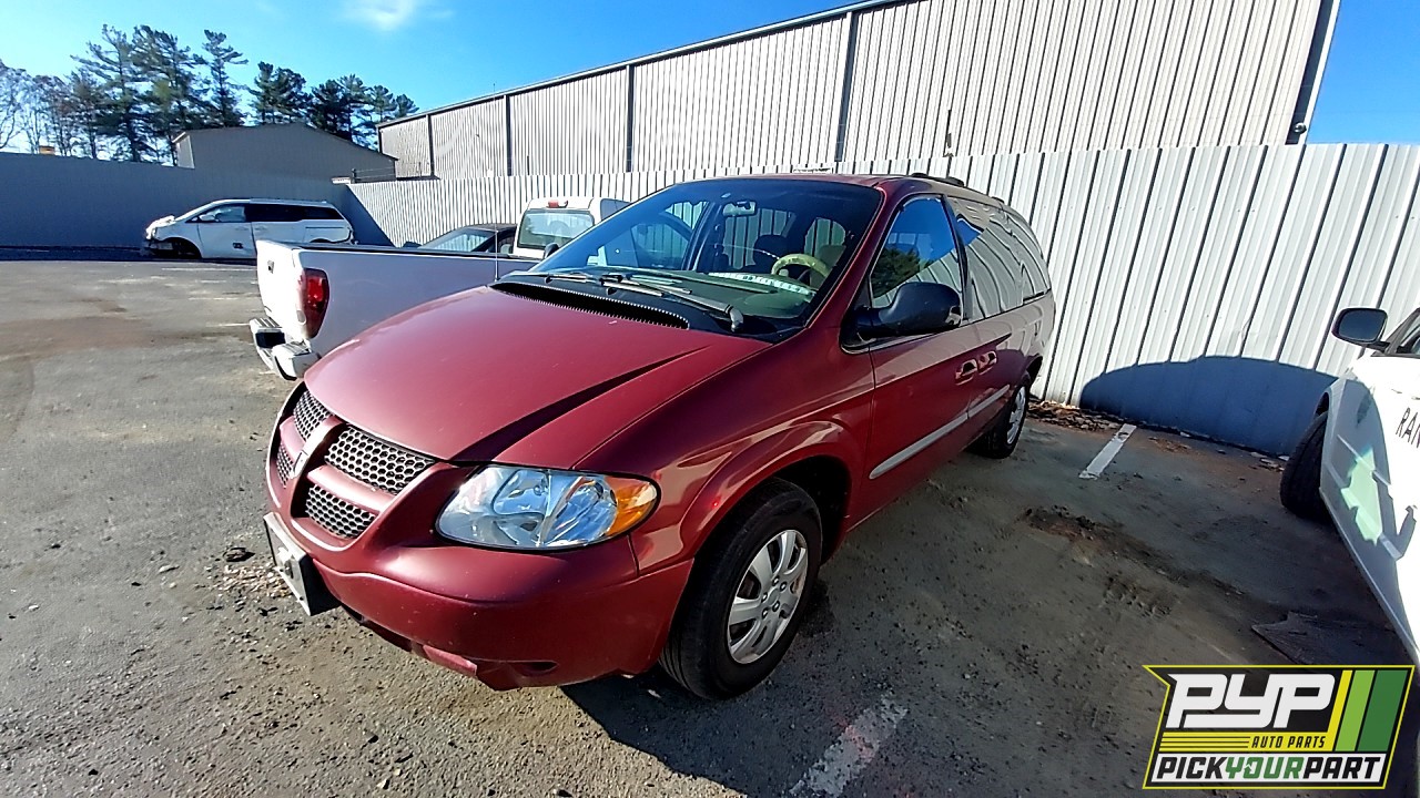2003 DODGE GRAND CARAVAN partes disponibles
