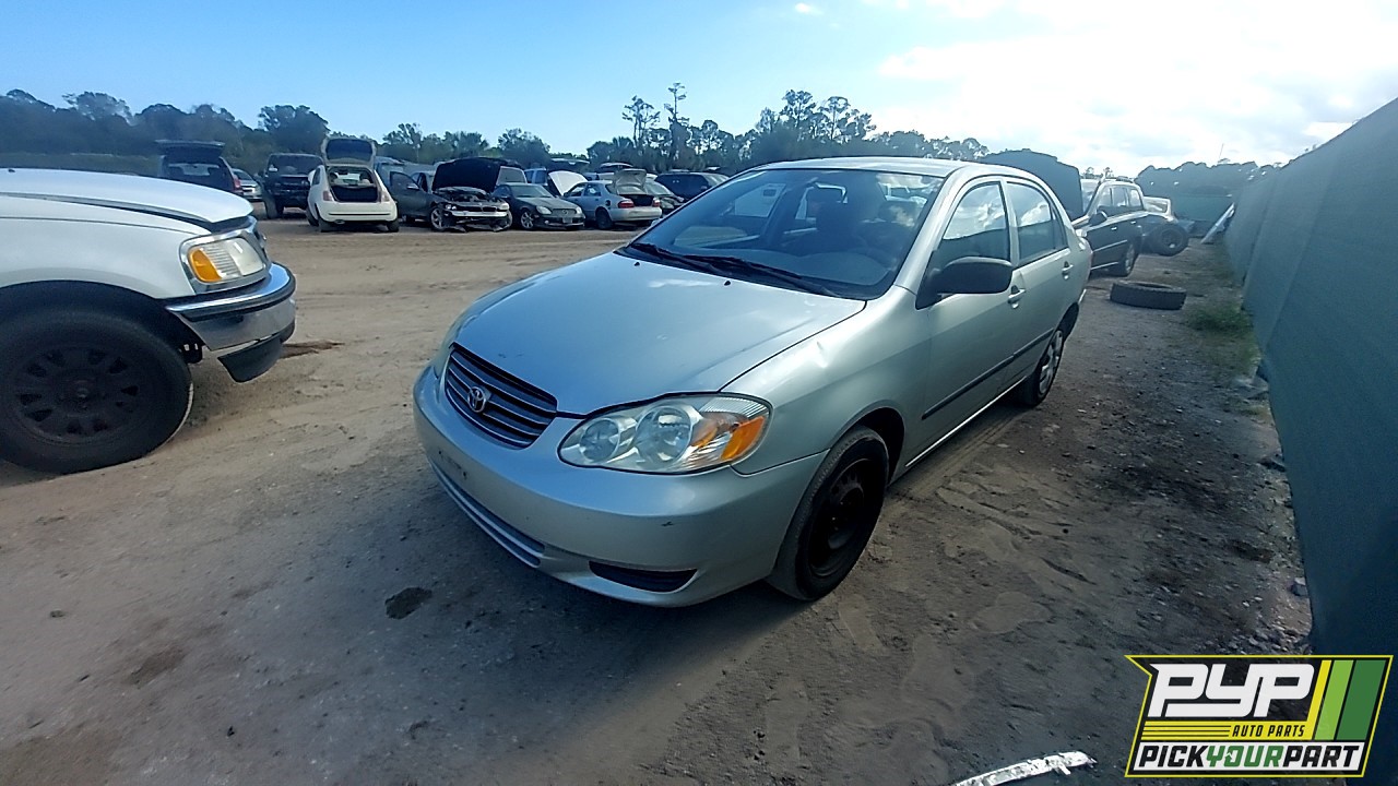 2004 TOYOTA COROLLA partes disponibles
