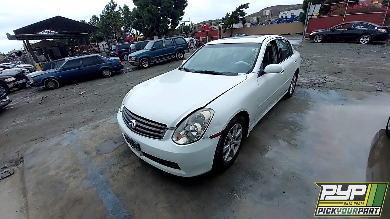 2006 INFINITI G35 available for parts