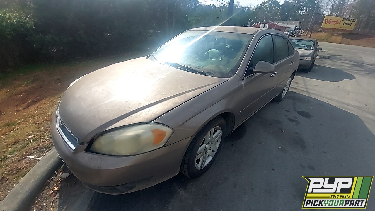 2007 CHEVROLET IMPALA partes disponibles