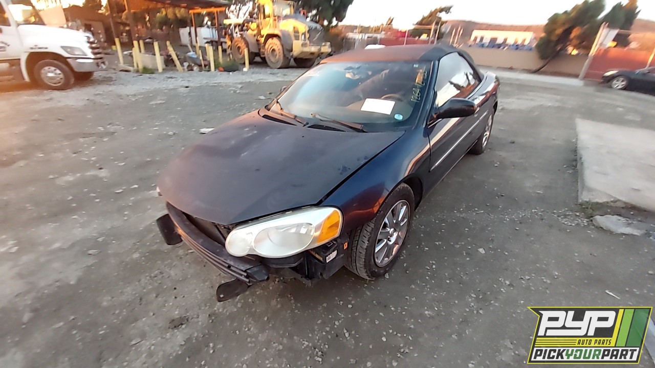 2004 CHRYSLER SEBRING partes disponibles
