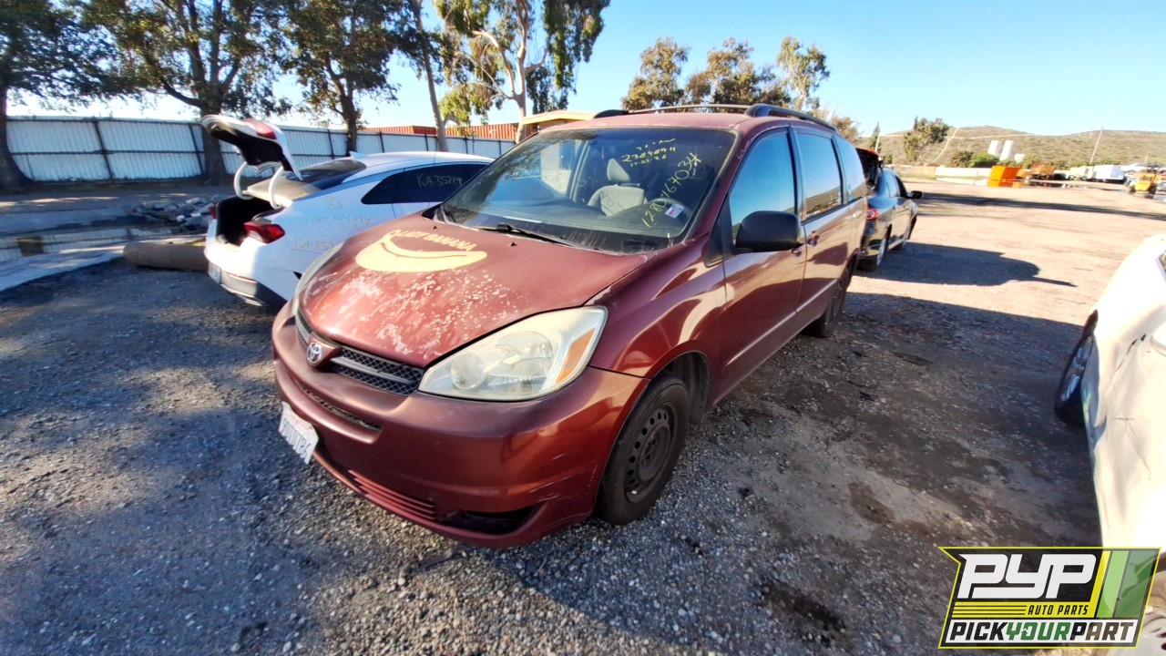 2005 TOYOTA SIENNA partes disponibles