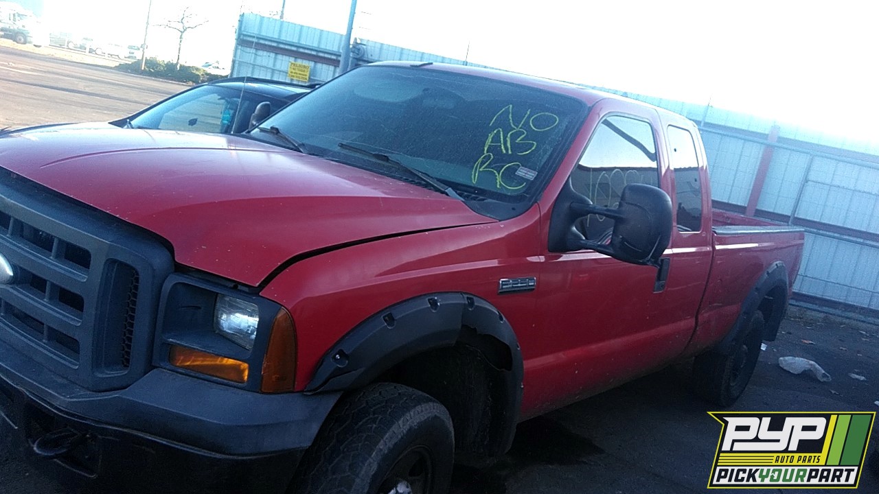 2005 FORD F-250 SUPER DUTY partes disponibles