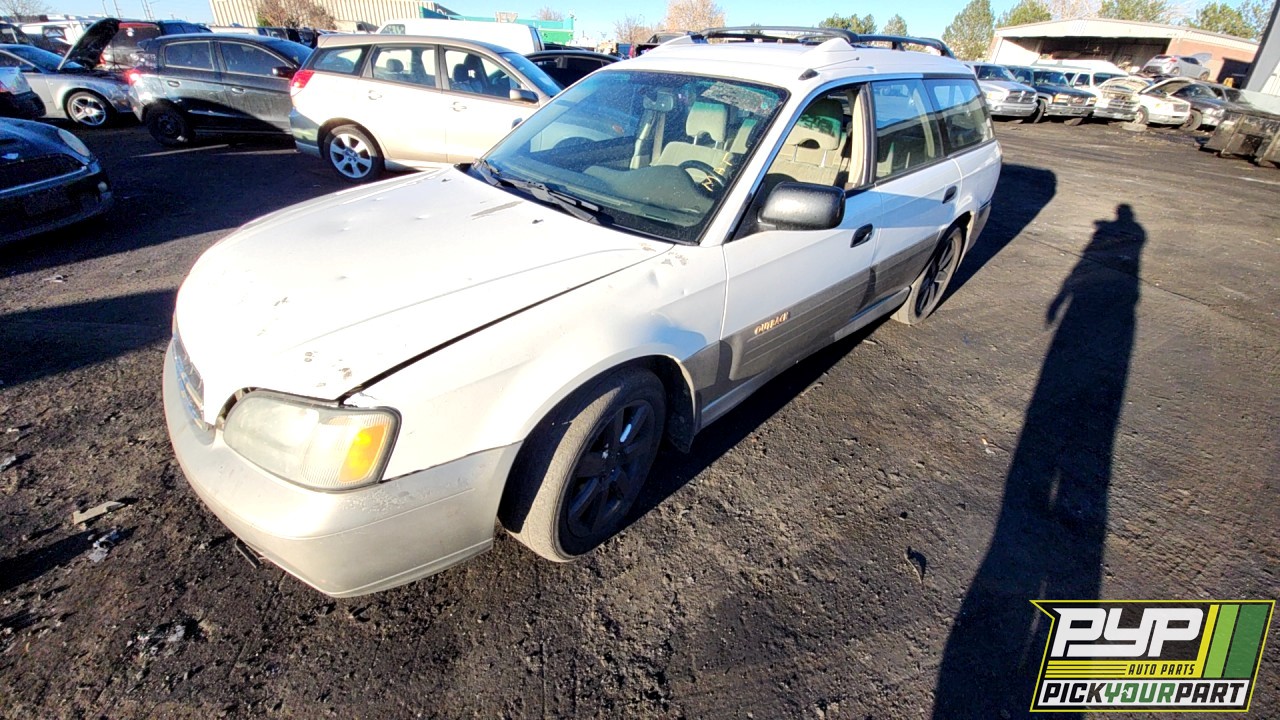 2001 SUBARU OUTBACK partes disponibles