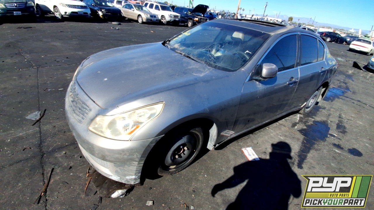 2007 INFINITI G35 partes disponibles