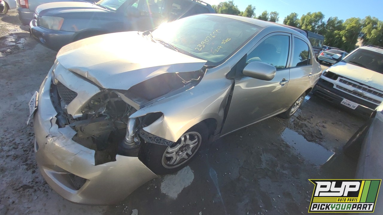 2009 TOYOTA COROLLA partes disponibles