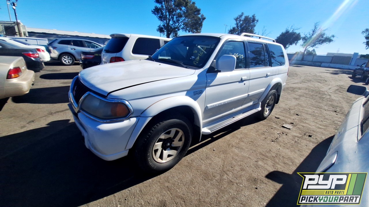 2001 MITSUBISHI MONTERO SPORT partes disponibles