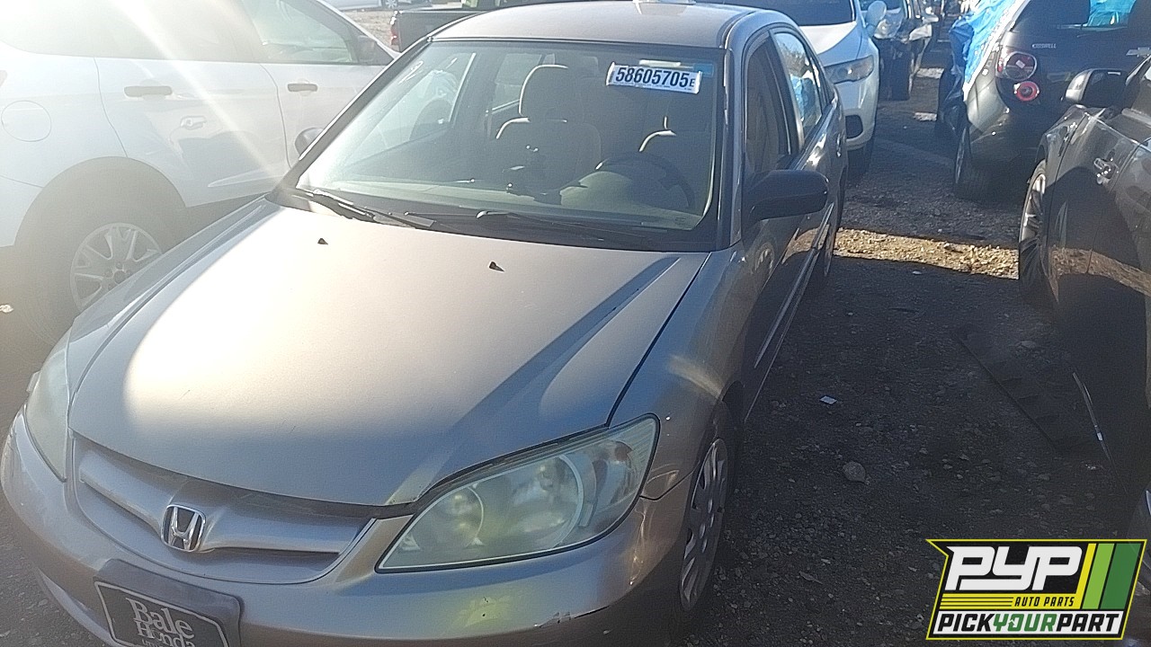 2004 HONDA CIVIC available for parts